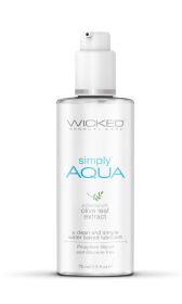 Simply Aqua Fragrance Free Lubricant (Option: 2.3 Fl. Oz.)