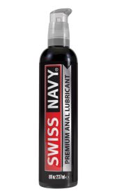 Swiss Navy Premium Silicone Anal Lubricant (Option: 8 Oz.)