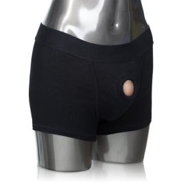 Packer Gear Boxer Brief Harness (Option: Extra Small/small  Black)