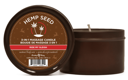 Hemp Seed 3 (Option: in1 Massage Candle Ride My Sleigh 6oz/ 170 G)
