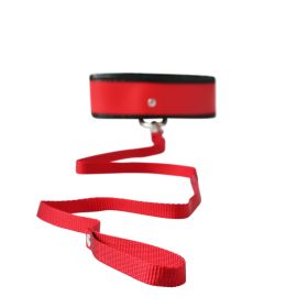 Sex and Mischief Leash and Collar (Option: Red)