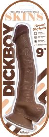 Dickboy (Option: Skins  Dildo With Balls  9 Inch  Caramel Dick Lovers)