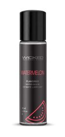 Aqua Watermelon Flavored Water Based Intimate Lubricant (Option: 1 Fl. Oz.)