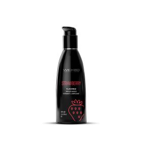 Aqua Strawberry Flavored Water Based Intimate Lubricant (Option: 2 Fl. Oz.)