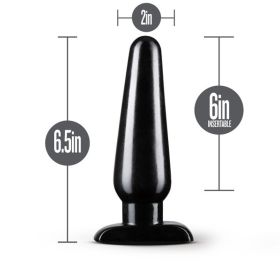 Anal Adventures (Option: Basic Anal Plug  Large  Black)
