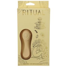 Ritual (Option: Sol  Rechargeable Silicone Pulsating Vibe  Yellow)