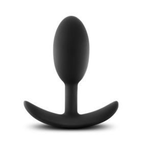 Luxe (Option: Wearable Vibra Slim Plug  Medium  Black)