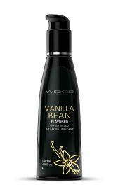 Aqua Vanilla Bean Flavored Water Based Intimate Lubricant (Option: 4 Fl. Oz.)