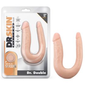 Dr. Skin Silicone (Option: Dr. Double  12 Inch Double Dong  Vanilla)