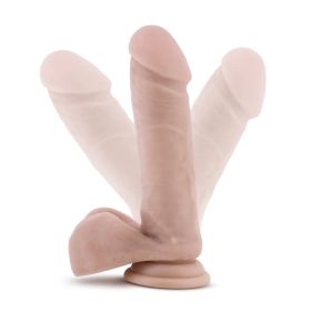Dr. Skin Plus (Option: 8 Inch Posable Dildo With Balls  Vanilla)