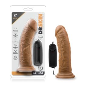 Dr. Skin (Option: Dr. Joe  8 Inch Vibrating Cock With Suction Cup  Mocha)